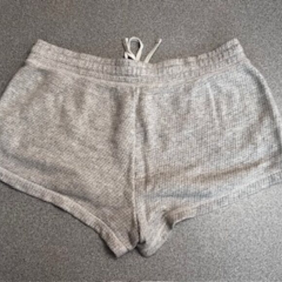 Aerie Light Gray Glitter Longe Shorts - Picture 5 of 6